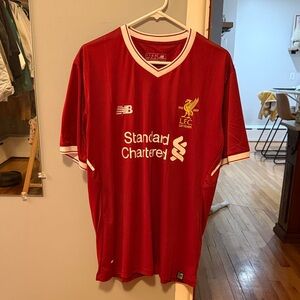 New Balance Red Liverpool FC Jersey Sadio Mane